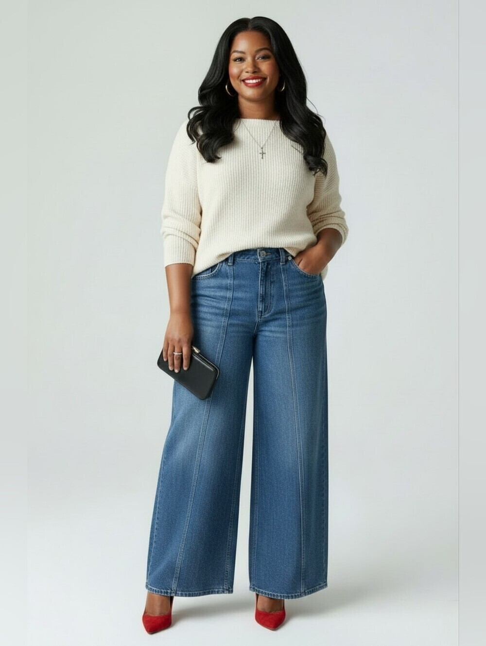 Madewell Superwide-Leg Denim Jeans Womens 27 Blue High Rise